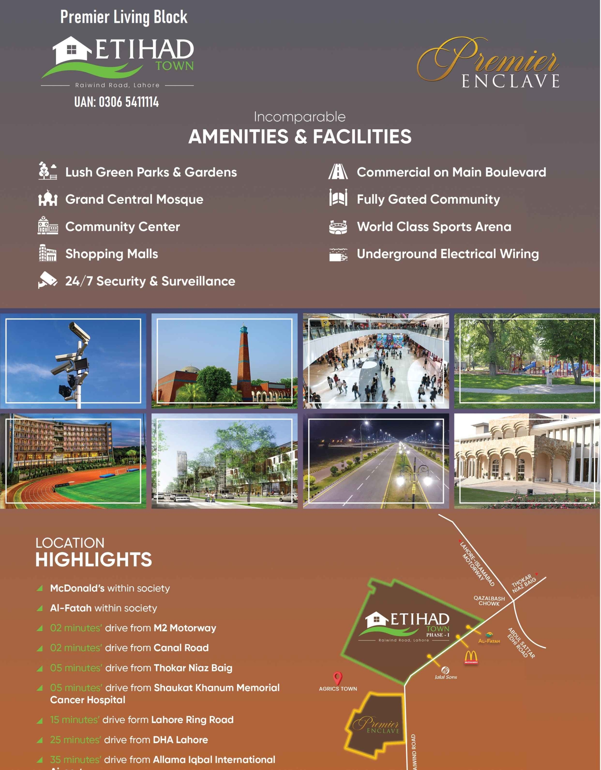 Premier Enclave Amenities & Facilities