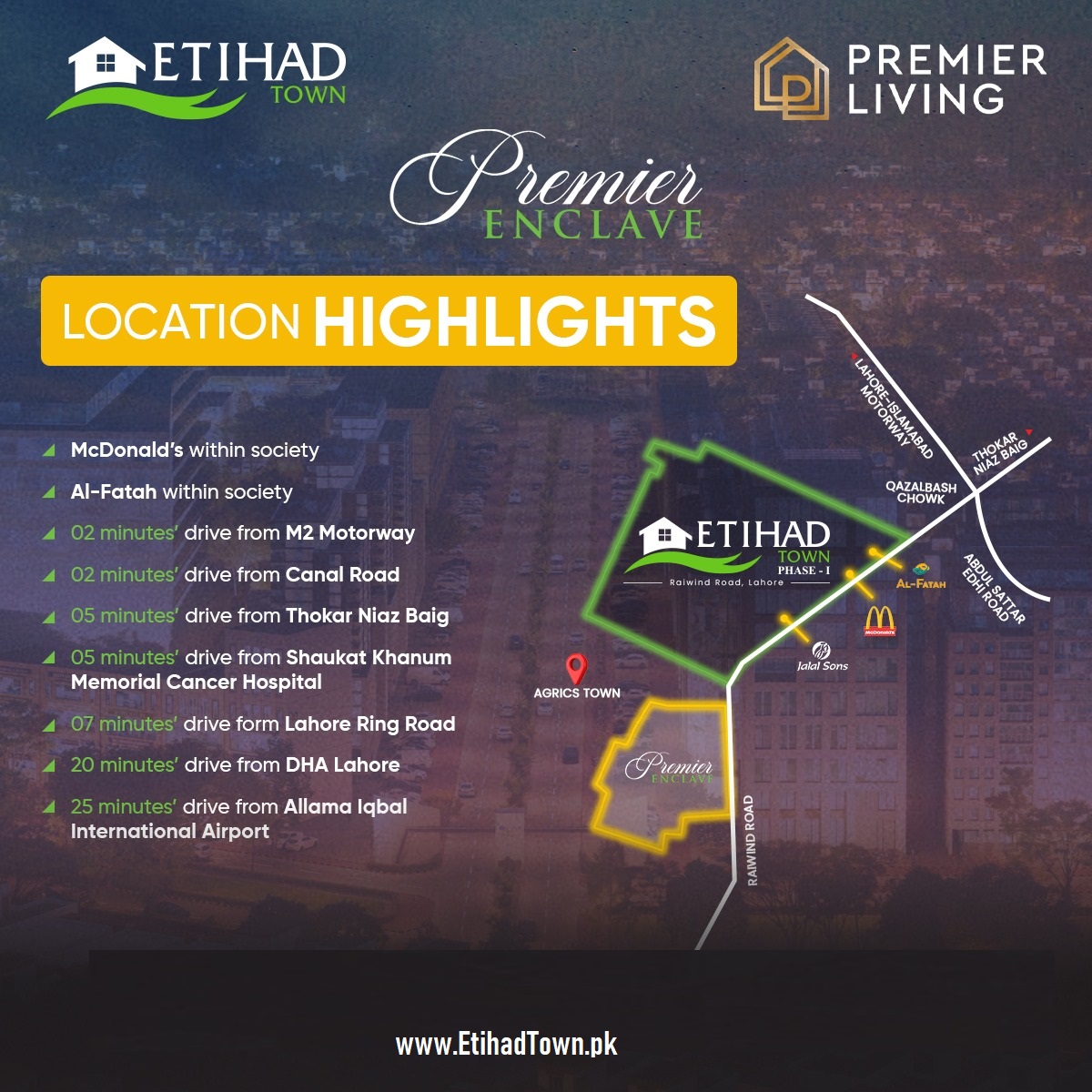 Premier Enclave Location Details